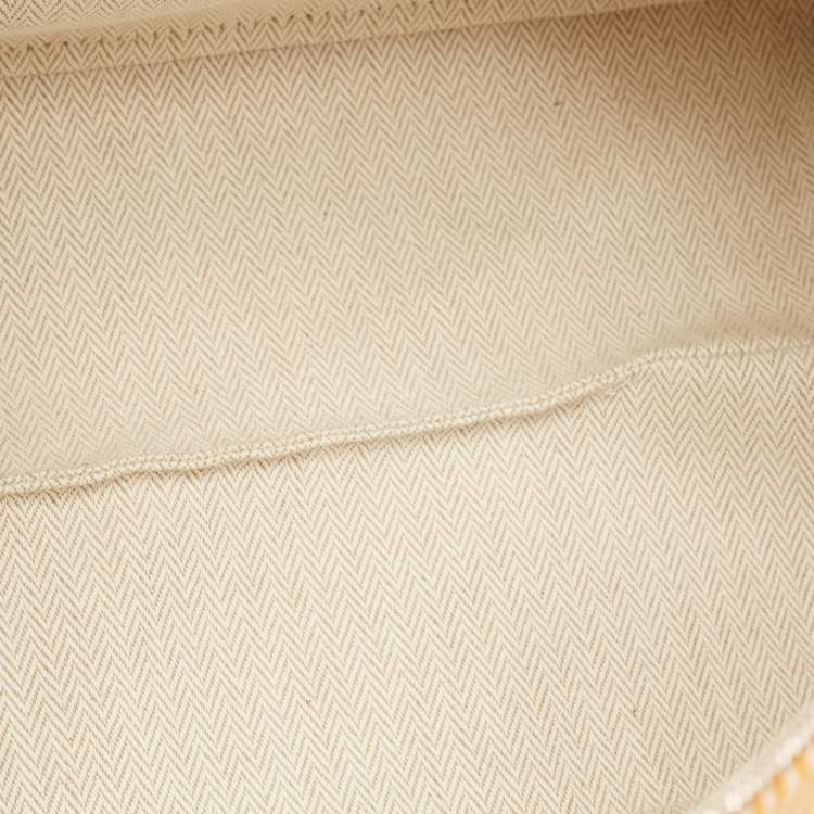 Pre Owned Hermes Bride-a-Brac Carre Large Fauve Merino Wool Pouch