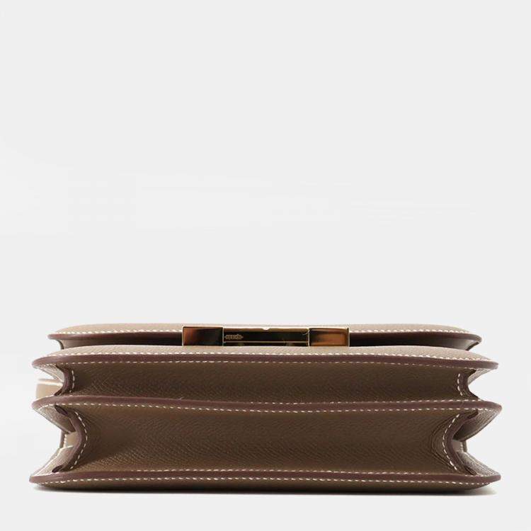 Pre Owned Hermes Constance3 Miroir Etoupe Epsom Size Mini