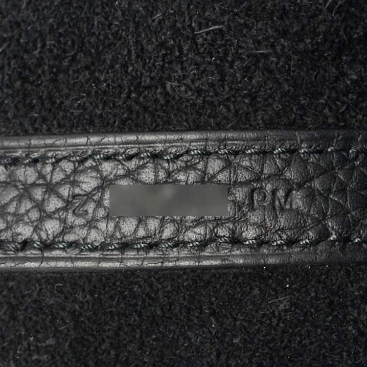 Pre Owned Hermès Picotin Lock 18 Noir Taurillon Clemence Leather Tote