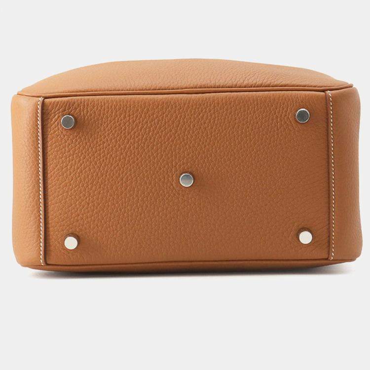 Pre Owned Hermes Lindy Gold Taurillon Clemence Size 26