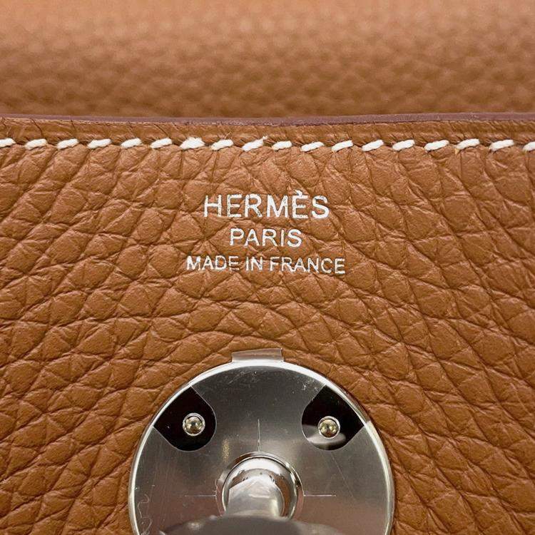 Pre Owned Hermes Lindy Gold Taurillon Clemence Size 26