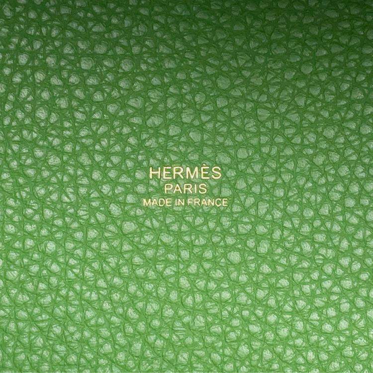 Pre Owned Hermes Picotin Lock Vert Yucca Taurillon Clemence Size Mm