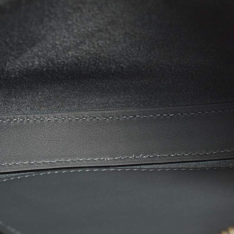 Pre Owned Hermes P'tit Arcon Gris Misty Togo and Swift Leather Shoulder Bag