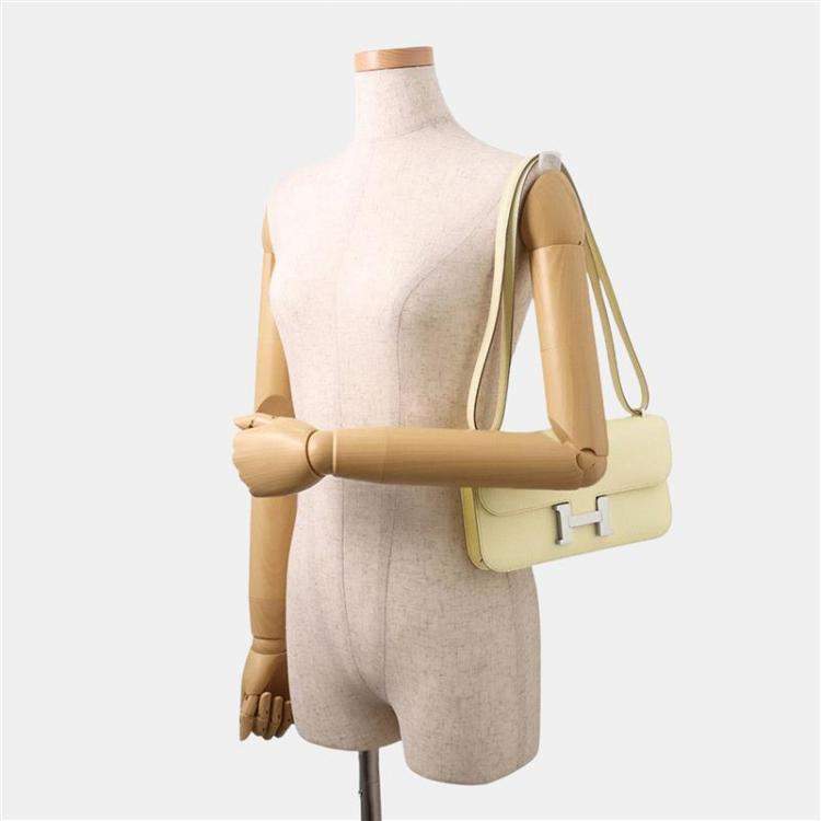 Pre Owned Hermes Constance Elan Jaune Milton Epsom