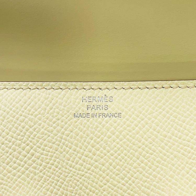 Pre Owned Hermes Constance Elan Jaune Milton Epsom