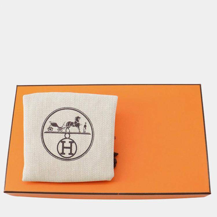 Pre Owned Hermes Pochettekelly Vert Yucca Swift Leather