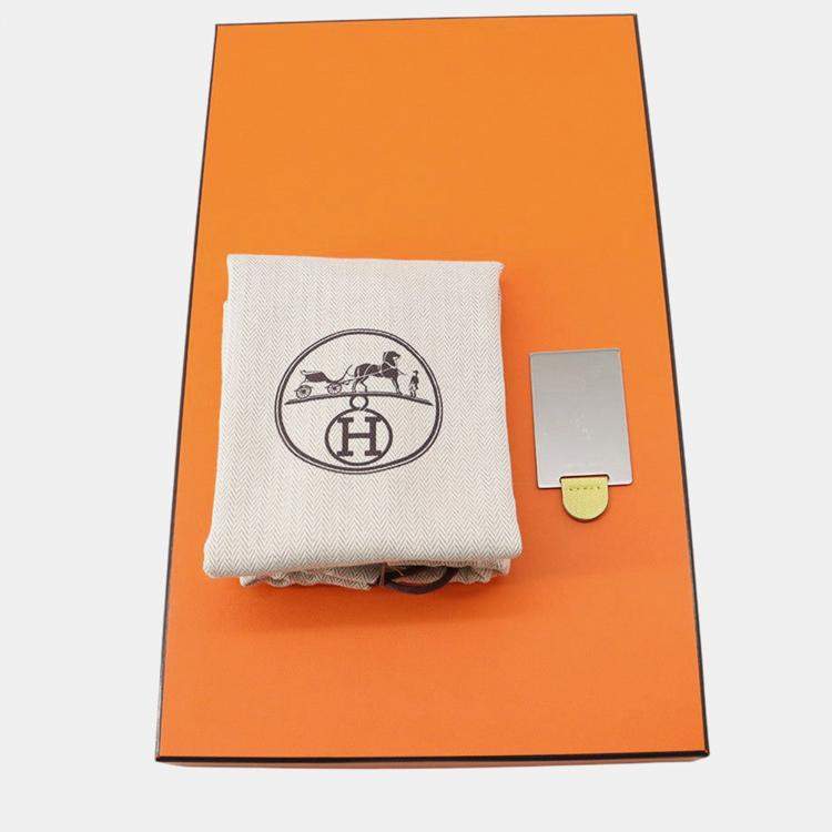 Pre Owned Hermes Constance3 Miroir Limoncello Chevre Myzore Goatskin Size Mini