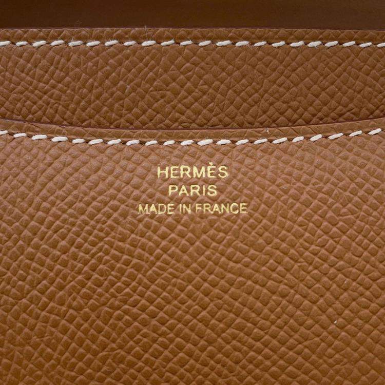 Pre Owned Hermes Constance3 Miroir Gold Epsom Size Mini