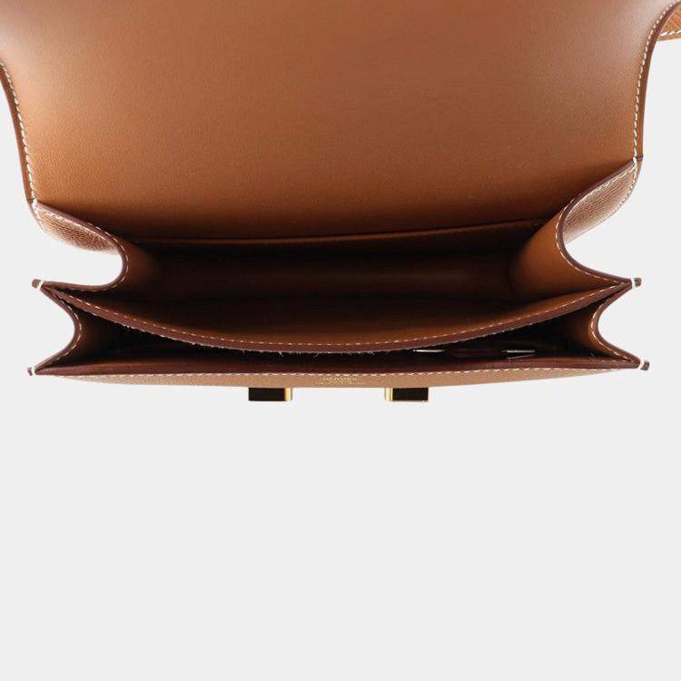 Pre Owned Hermes Constance3 Miroir Gold Epsom Size Mini