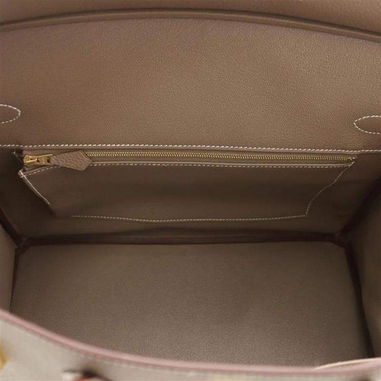 Pre Owned Hermes Birkin Etoupe Togo Leather Size 35