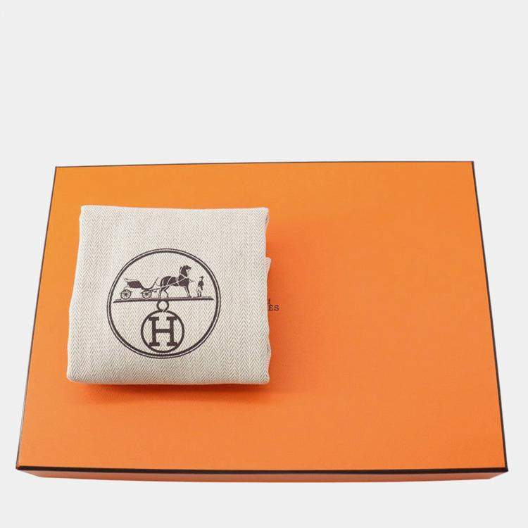 Pre Owned Hermes Herbag Zip Ecru/Fauve Toile H Vache Hunter Leather Size Mini