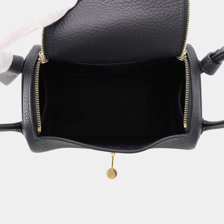 Pre Owned Hermes Lindy Caban Taurillon Clemence Size Mini
