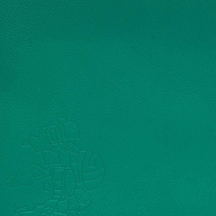Pre Owned Hermès Calvi MM Vert Vertigo/Vert Titien Evercolor Leather Pochette