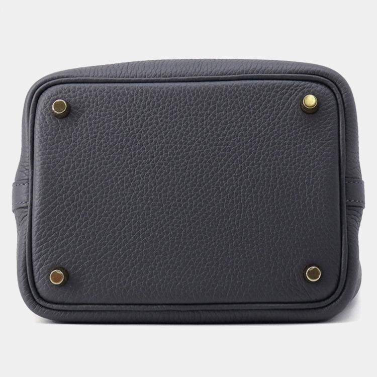 مملوكة مسبقًا Hermes Picotin Lock Ardoise Taurillon Clemence Size 18 