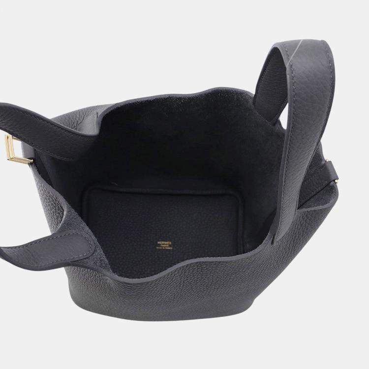 مملوكة مسبقًا Hermes Picotin Lock Ardoise Taurillon Clemence Size 18 