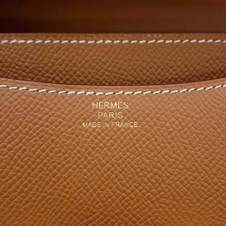 Pre Owned Hermes Constance 3 Miroir Gold Epsom Size Mini
