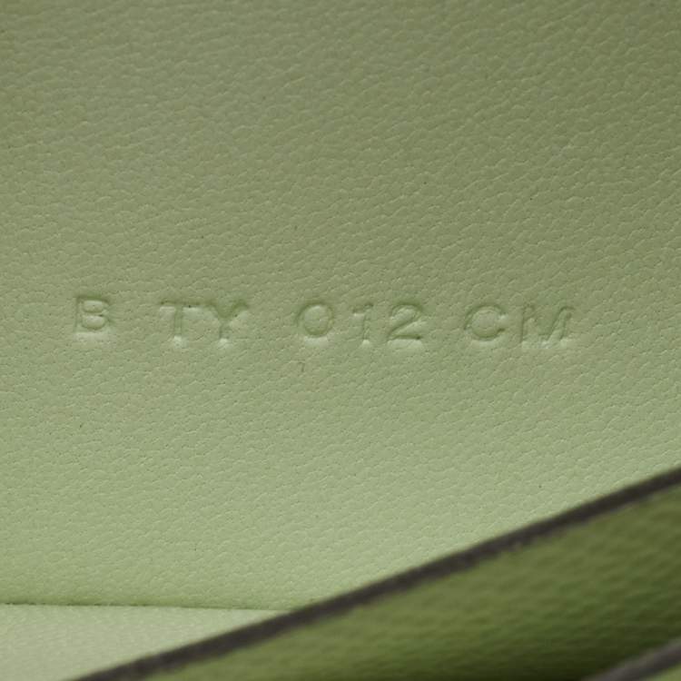 Pre Owned هيرمس كونستانس سليم محفظة جلد إبسوم فيرت فيز