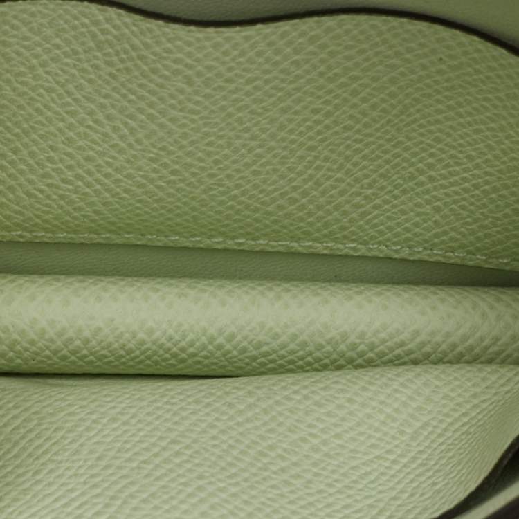 Pre Owned هيرمس كونستانس سليم محفظة جلد إبسوم فيرت فيز