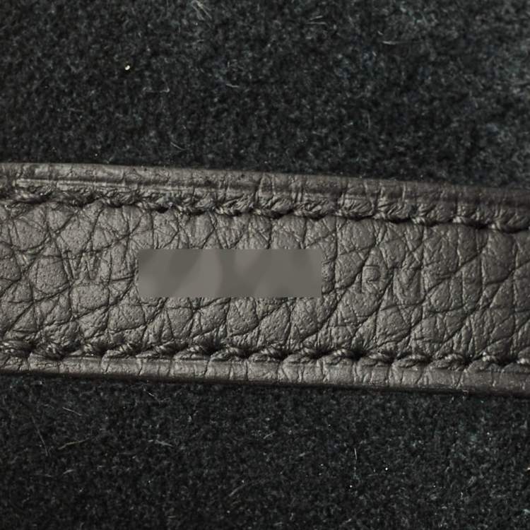 مملوكة مسبقًا Hermes Picotin Lock 18 Noir Taurillon Clemence Leather Tote