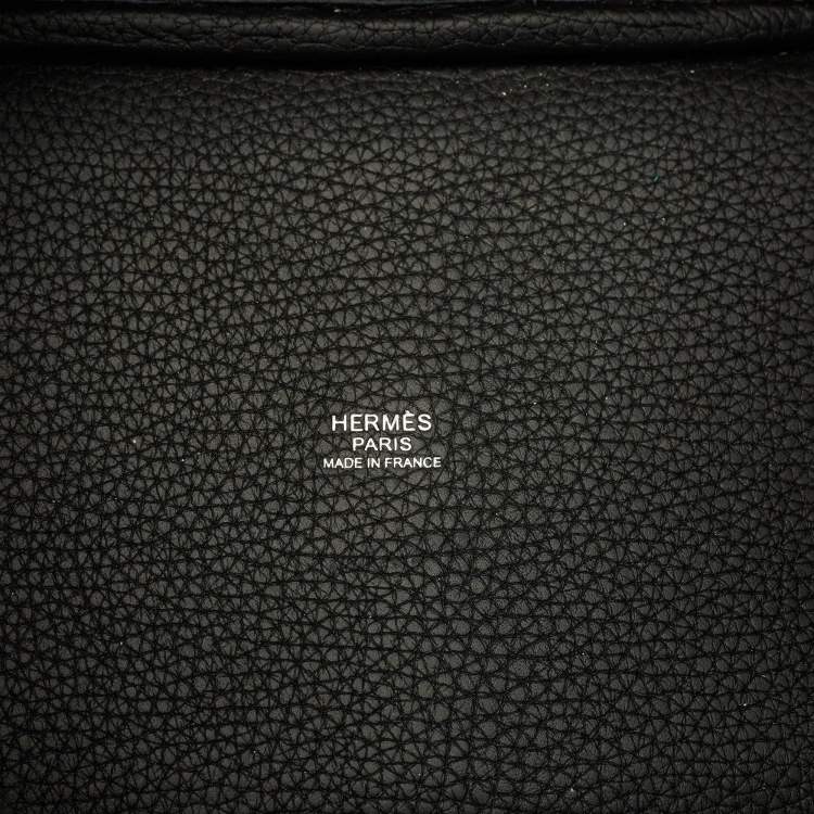 مملوكة مسبقًا Hermes Picotin Lock 18 Noir Taurillon Clemence Leather Tote