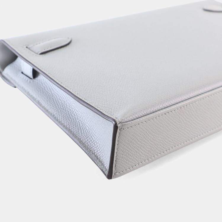 Pre Owned Hermes Gris Pantin Epsom Kelly Elan