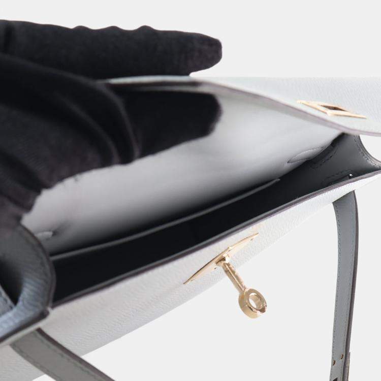 Pre Owned Hermes Gris Pantin Epsom Kelly Elan