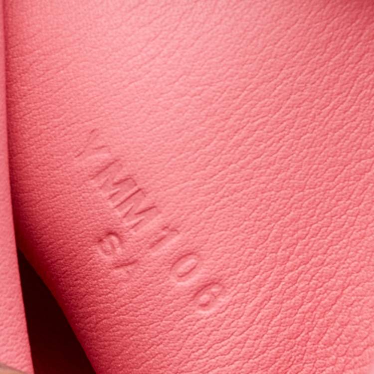 Pre Owned Hermes Rose Azalee Taurillon Clemence Leather Mini Palladium Plated Lindy Bag