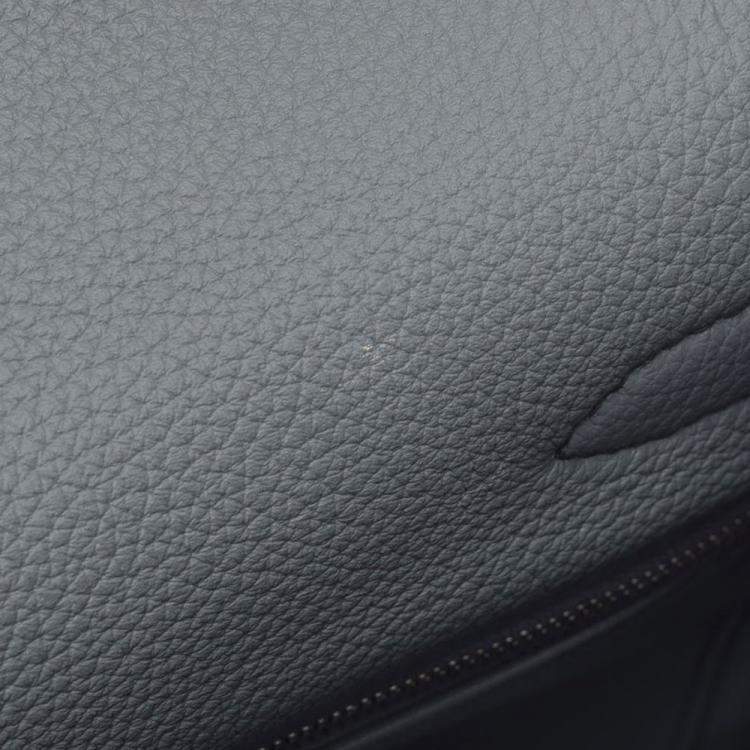 مملوكة مسبقًا Hermes Grey Togo Leather Palladium Hardware Kelly Retourne 32 Bag 