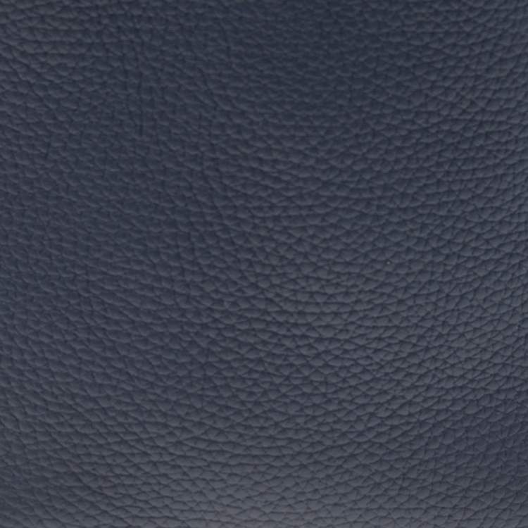 Pre Owned Hermes Vert Cypress/Blue Nuit/Noir Taurillon Clemence Leather Picotin Lock 18 Bag