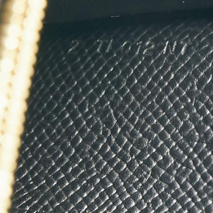 Pre Owned Hermes Noir Epsom Leather Kelly To Go Wallet
