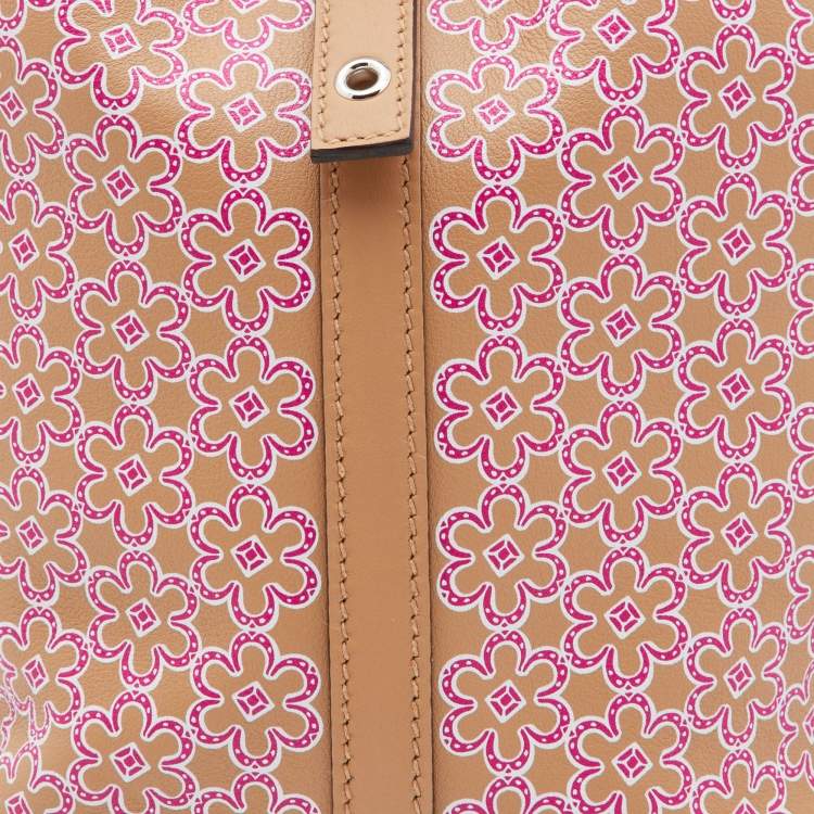 Pre Owned Hermes Chai/Rose Swift Leather Picotin Luck Daisy Bag