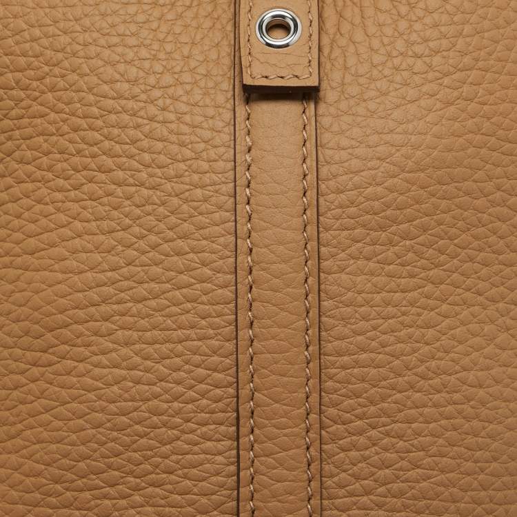 Pre Owned Hermes Biscuit Taurillon Clemence Leather Picotin Lock 18 Bag