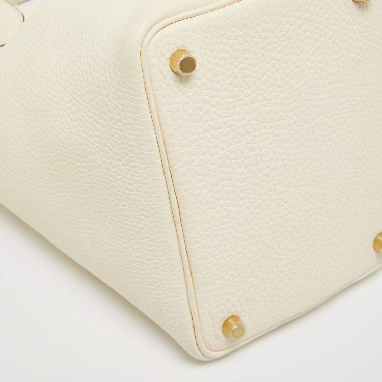 Pre Owned Hermès Nata Taurillon Clemence Leather Picotin Lock 18 Bag