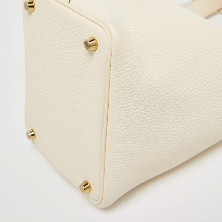 Pre Owned Hermès Nata Taurillon Clemence Leather Picotin Lock 18 Bag