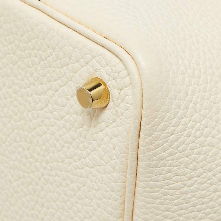 Pre Owned Hermès Nata Taurillon Clemence Leather Picotin Lock 18 Bag