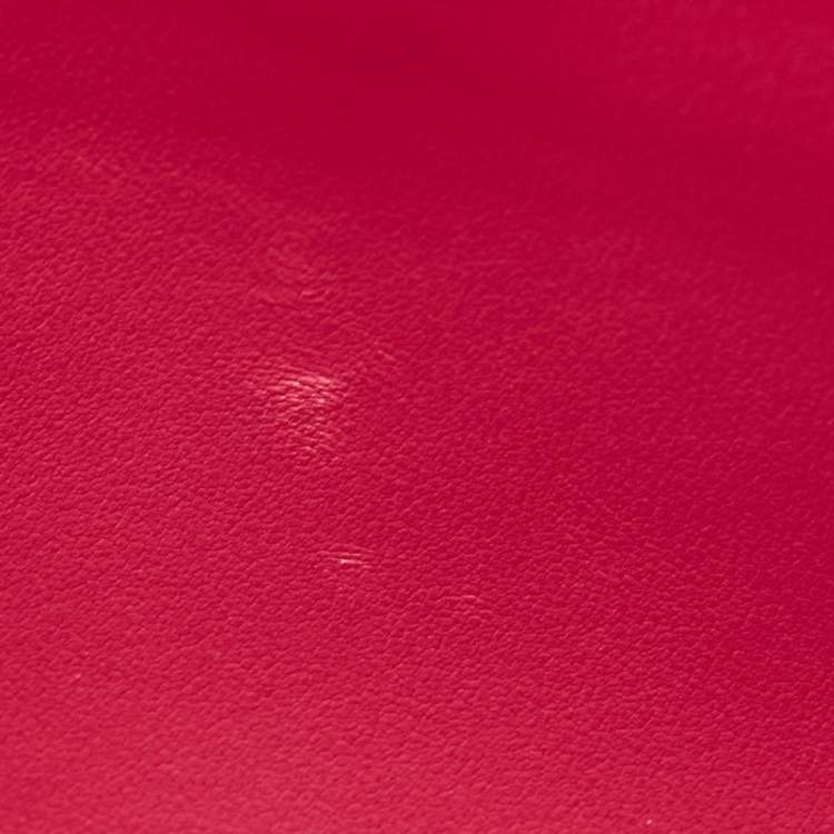Pre Owned Hermès Rose Confetti Chevre Mysore Leather Palladium Finish Mini Kelly II Sellier 20 Bag