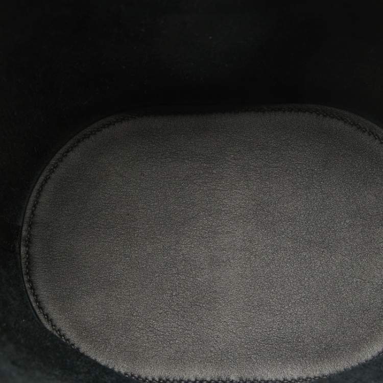 Pre Owned Hermes Noir Taurillon Clemence and Swift Leather In The Loop 18 Bag