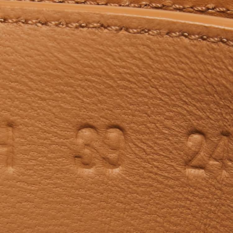 Pre Owned Hermes Brown Leather Chypre Sandals Size 39