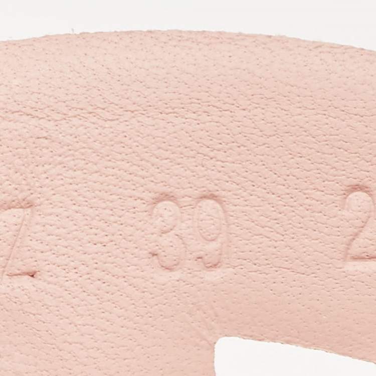 مملوكة مسبقًا Hermes Pink Suede Extra Flat Sandals Size 39