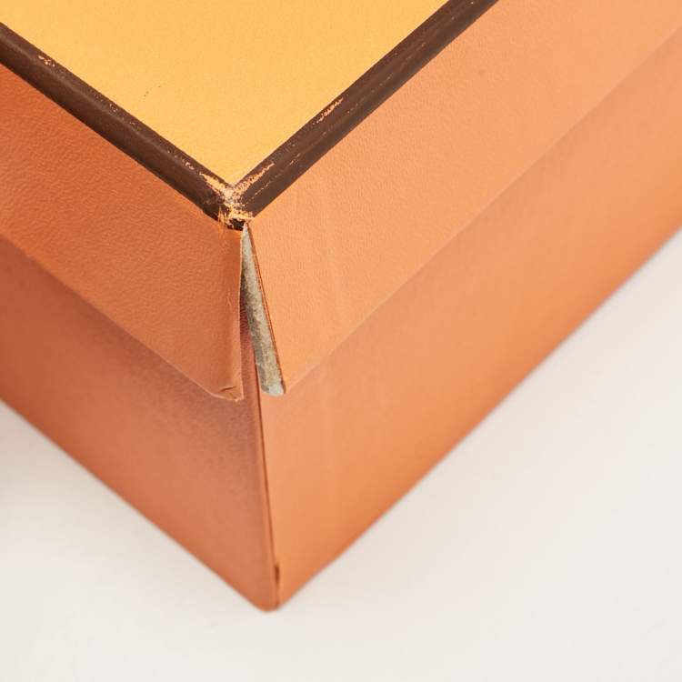 Pre Owned Hermes Beige Leather Premiere 70 Ankle Strap Sandals 40.5 