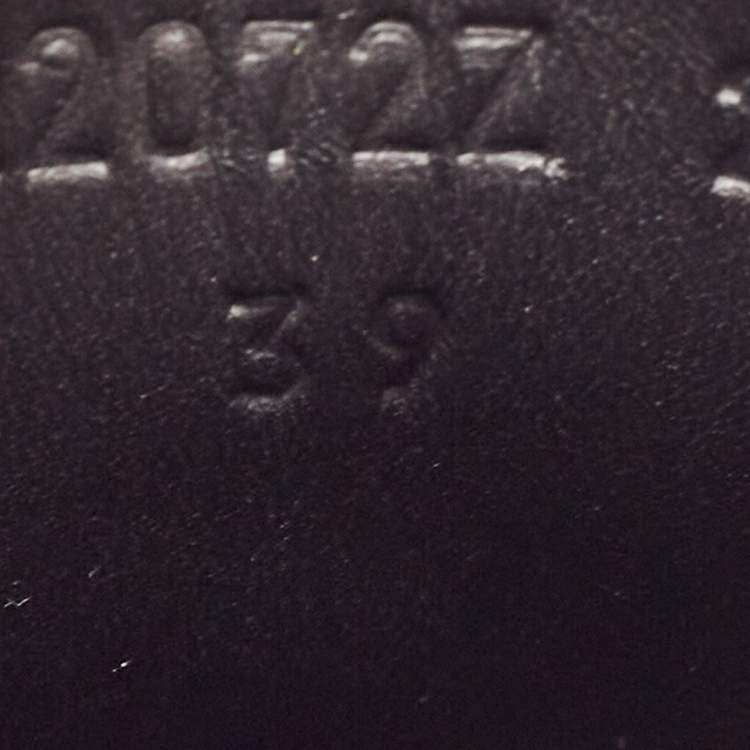 Pre Owned Hermes Black Leather Kelly Oxford Size 39