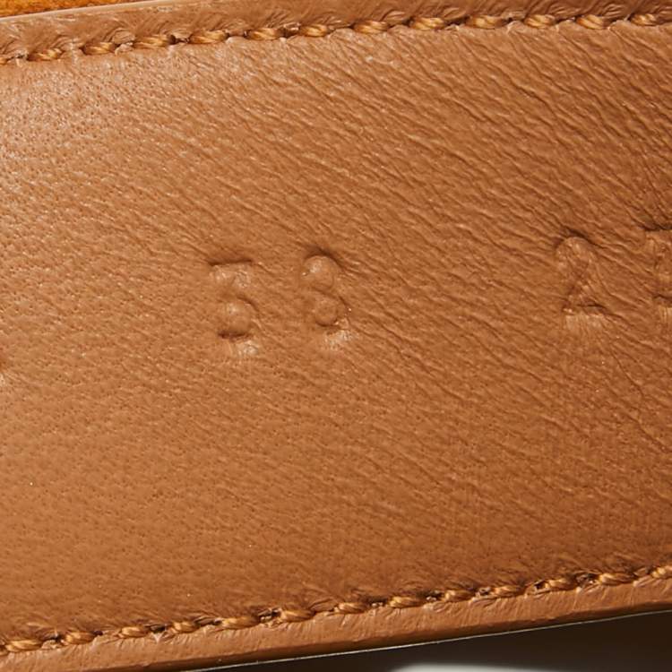 Pre Owned Hermès Brown Suede Chypre Sandals Size 38