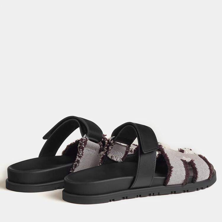 Pre Owned Hermes Prunoir Rubber Chypre sandal