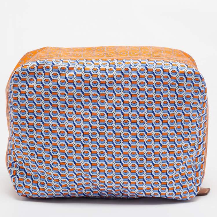 Pre Owned Hermès  Multicolor Printed Silk Travelsilk PM Travel Cube