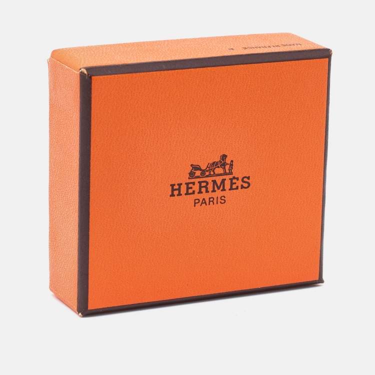 مملوكة مسبقًا Hermes Gold Tone Scarf Ring