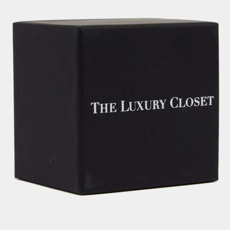 Pre Owned Hermès Black Leather Rivale Double Tour Bracelet XS