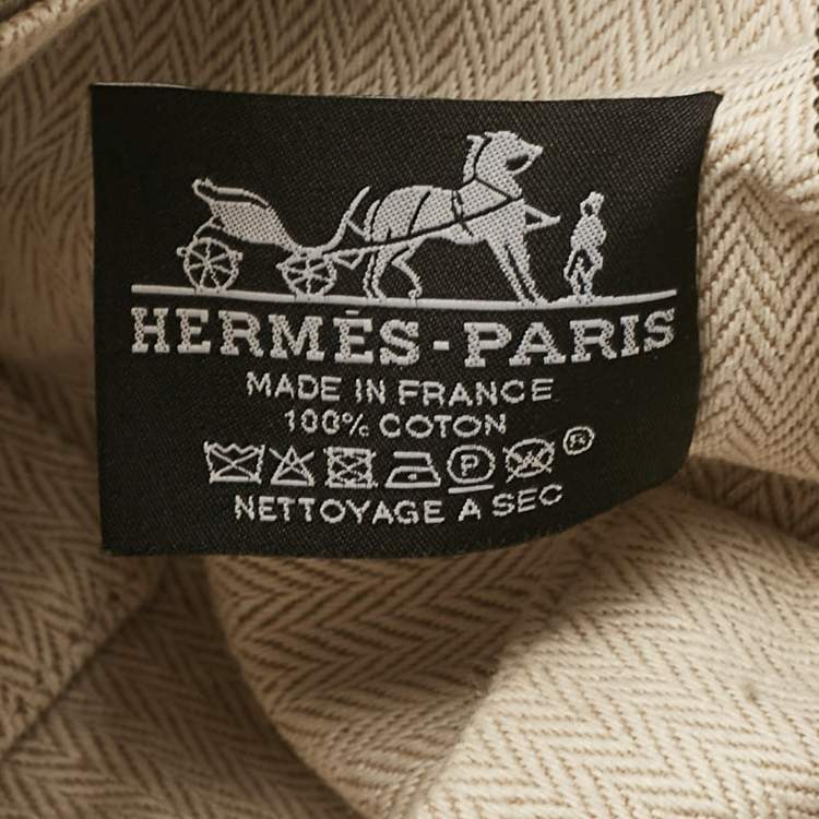 Pre Owned Hermes Natural Canvas Small Bride-a-Brac Pouch