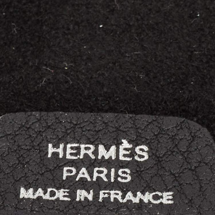 Pre Owned Hermès Noir Togo Leather Ulysse MM Notebook Cover