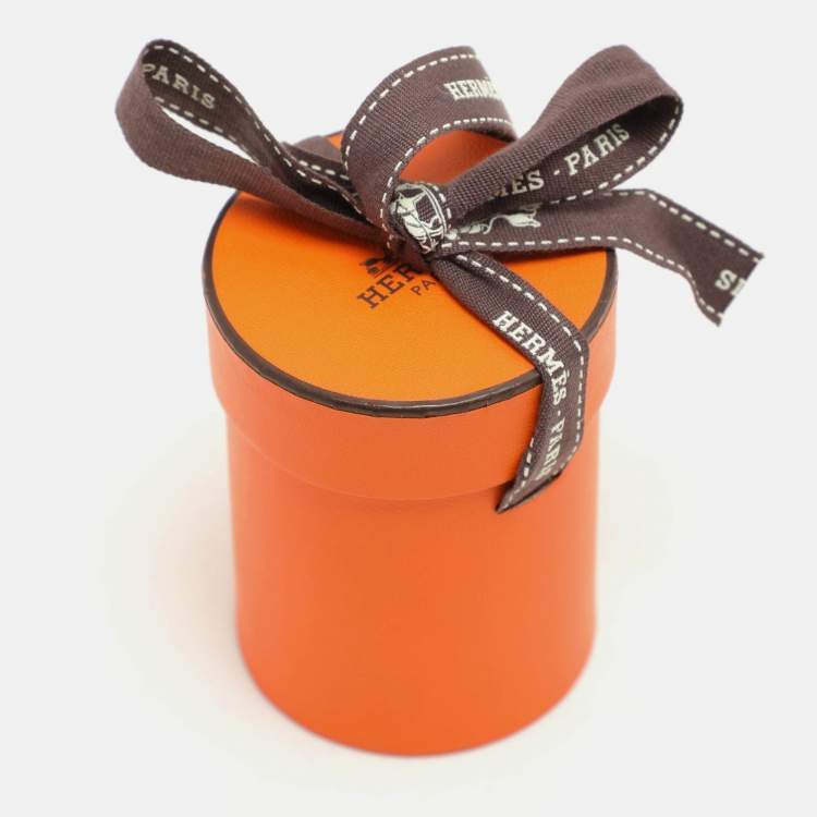 Pre Owned Hermès Burgundy Peuple Du Vent Bandana Silk Twilly