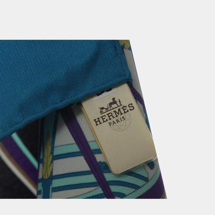 Pre Owned Hermes Washington's Carriage Scarf